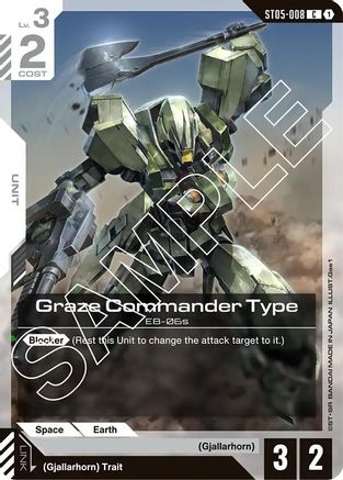 Graze Commander Type - Starter Deck 05 Iron Bloom (ST05-008)