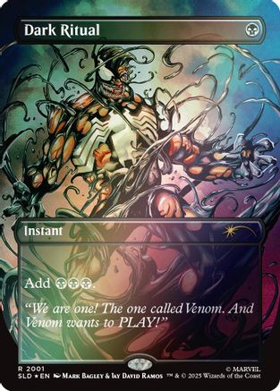 Dark Ritual (2001) (Rainbow Foil) (SLD-2001) - Secret Lair Drop Series Foil | Grognard Games