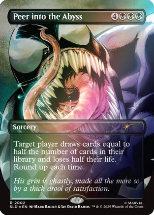 Peer into the Abyss (2002) (Rainbow Foil) (SLD-2002) - Secret Lair Drop Series Foil | Grognard Games