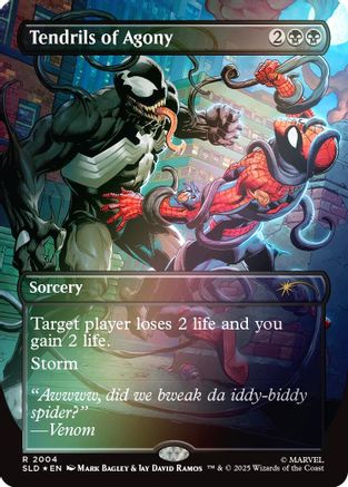 Tendrils of Agony (2004) (Rainbow Foil) (SLD-2004) - Secret Lair Drop Series Foil | Grognard Games