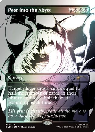 Peer into the Abyss (2021) (Rainbow Foil) (SLD-2021) - Secret Lair Drop Series Foil | Grognard Games