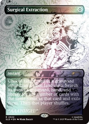 Surgical Extraction (2022) (Rainbow Foil) (SLD-2022) - Secret Lair Drop Series Foil | Grognard Games