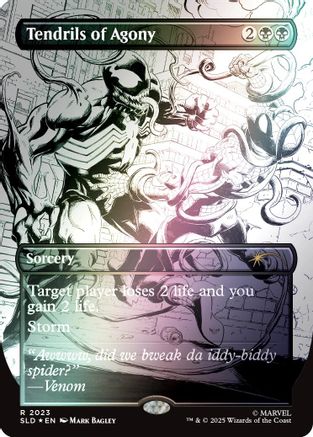 Tendrils of Agony (2023) (Rainbow Foil) (SLD-2023) - Secret Lair Drop Series Foil | Grognard Games