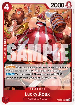 Lucky.Roux (PRB02-003) - Premium Booster -The Best- Vol. 2 Foil | Grognard Games