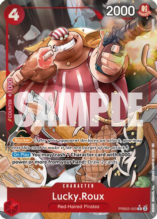 Lucky.Roux (Alternate Art) (PRB02-003) - Premium Booster -The Best- Vol. 2 Foil | Grognard Games