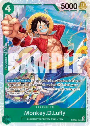 Monkey.D.Luffy - PRB02-005 (PRB02-005) - Premium Booster -The Best- Vol. 2 Foil | Grognard Games
