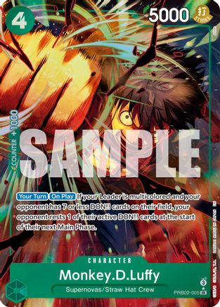 Monkey.D.Luffy - PRB02-005 (Alternate Art) (PRB02-005) - Premium Booster -The Best- Vol. 2 Foil | Grognard Games