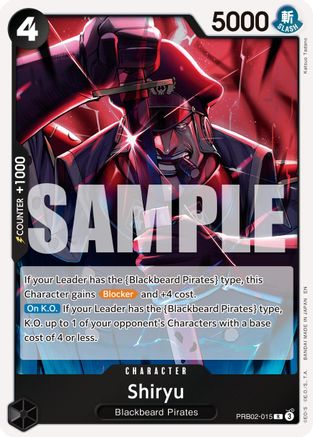 Shiryu (PRB02-015) - Premium Booster -The Best- Vol. 2 Foil | Grognard Games