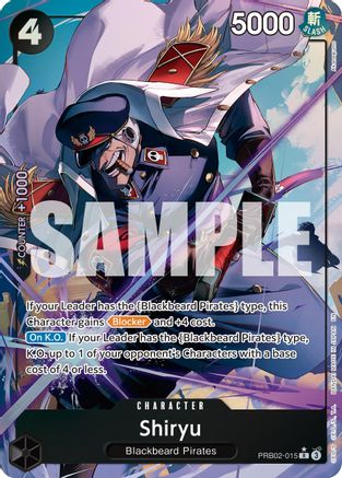 Shiryu (Alternate Art) (PRB02-015) - Premium Booster -The Best- Vol. 2 Foil | Grognard Games