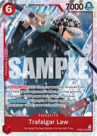 Trafalgar Law - PRB02-002 (PRB02-002) - Premium Booster -The Best- Vol. 2 Foil | Grognard Games