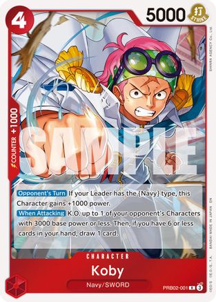 Koby (PRB02-001) - Premium Booster -The Best- Vol. 2 Foil | Grognard Games