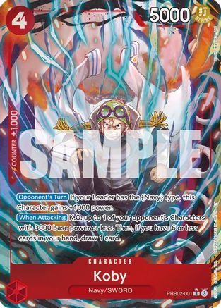 Koby (Alternate Art) (PRB02-001) - Premium Booster -The Best- Vol. 2 Foil | Grognard Games