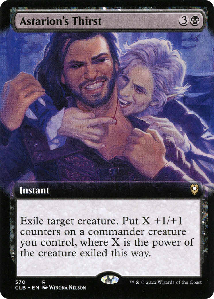 Astarion's Thirst (Extended Art) [Commander Legends: Battle for Baldur's Gate] | Grognard Games