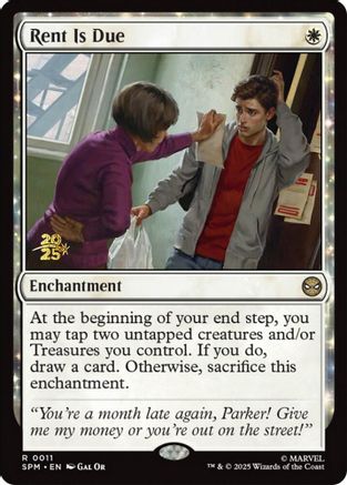 Rent Is Due (PRE-011) - Prerelease Cards Foil | Grognard Games