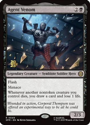 Agent Venom (PRE-049) - Prerelease Cards Foil | Grognard Games