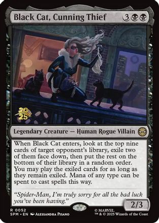 Black Cat, Cunning Thief (PRE-052) - Prerelease Cards Foil | Grognard Games