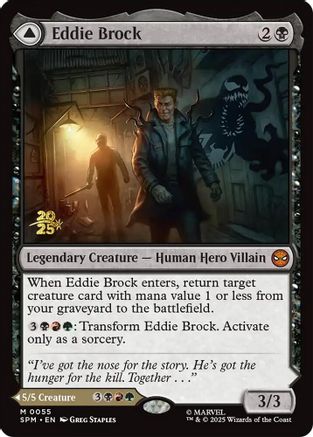 Eddie Brock (PRE-055) - Prerelease Cards Foil | Grognard Games