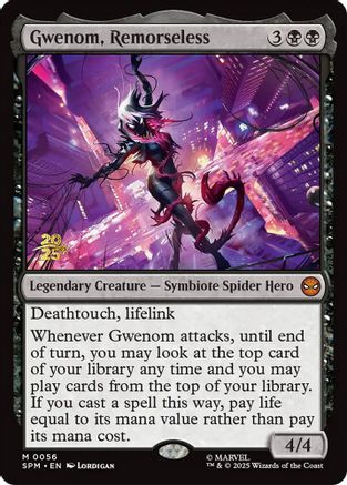 Gwenom, Remorseless (PRE-056) - Prerelease Cards Foil | Grognard Games