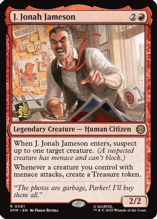 J. Jonah Jameson (PRE-081) - Prerelease Cards Foil | Grognard Games