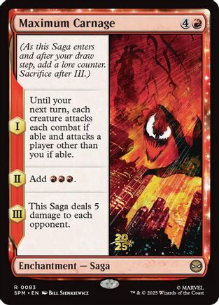 Maximum Carnage (PRE-083) - Prerelease Cards Foil | Grognard Games