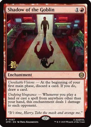 Shadow of the Goblin (PRE-087) - Prerelease Cards Foil | Grognard Games