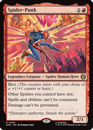 Spider-Punk (PRE-092) - Prerelease Cards Foil | Grognard Games