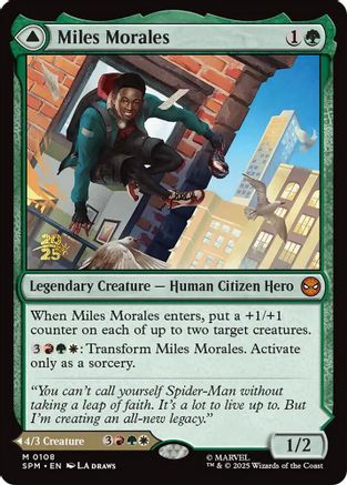 Miles Morales (PRE-108) - Prerelease Cards Foil | Grognard Games