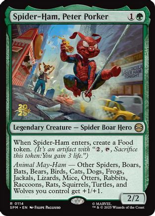 Spider-Ham, Peter Porker (PRE-114) - Prerelease Cards Foil | Grognard Games