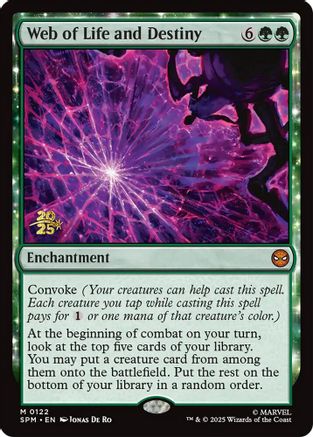Web of Life and Destiny (PRE-122) - Prerelease Cards Foil | Grognard Games