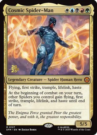 Cosmic Spider-Man (PRE-127) - Prerelease Cards Foil | Grognard Games