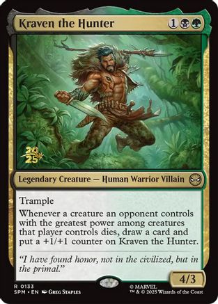 Kraven the Hunter (PRE-133) - Prerelease Cards Foil | Grognard Games