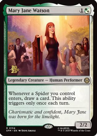 Mary Jane Watson (PRE-134) - Prerelease Cards Foil | Grognard Games