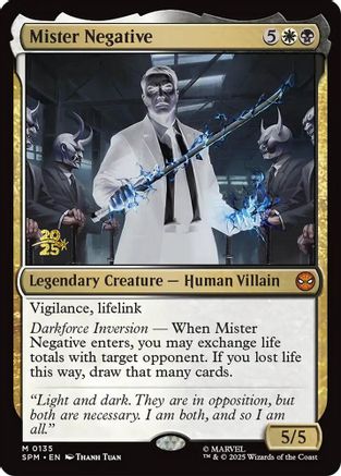 Mister Negative (PRE-135) - Prerelease Cards Foil | Grognard Games