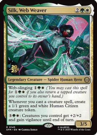 Silk, Web Weaver (PRE-145) - Prerelease Cards Foil | Grognard Games