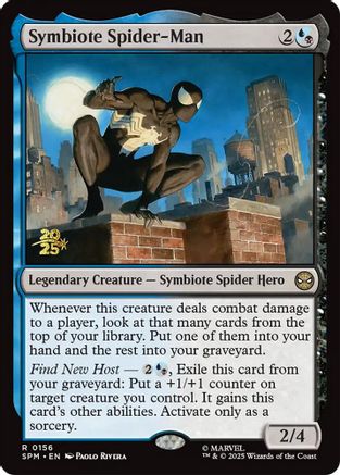 Symbiote Spider-Man (PRE-156) - Prerelease Cards Foil | Grognard Games