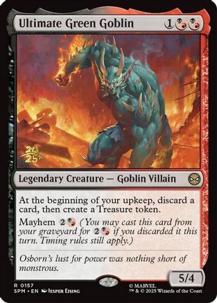 Ultimate Green Goblin (PRE-157) - Prerelease Cards Foil | Grognard Games