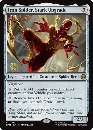 Iron Spider, Stark Upgrade (PRE-166) - Prerelease Cards Foil | Grognard Games