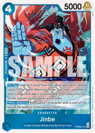 Jinbe - PRB02-007 (PRB02-007) - Premium Booster -The Best- Vol. 2 | Grognard Games