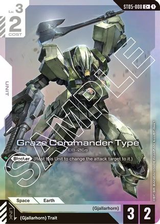 Graze Commander Type (C+) - Starter Deck 05 Iron Bloom (ST05-008) Holofoil