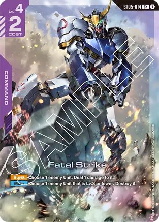 Fatal Strike (C+) - Starter Deck 05 Iron Bloom (ST05-014) Holofoil | Grognard Games