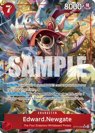 Edward.Newgate - ST15-002 (Alternate Art) (ST15-002) - Premium Booster -The Best- Vol. 2 Foil | Grognard Games