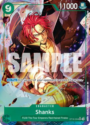 Shanks - ST16-004 (Alternate Art) (ST16-004) - Premium Booster -The Best- Vol. 2 Foil | Grognard Games