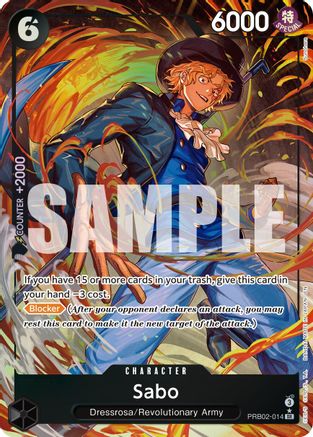 Sabo - PRB02-014 (Alternate Art) (PRB02-014) - Premium Booster -The Best- Vol. 2 Foil | Grognard Games