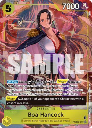 Boa Hancock (Alternate Art) (PRB02-017) - Premium Booster -The Best- Vol. 2 Foil | Grognard Games