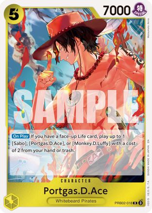 Portgas.D.Ace - PRB02-018 (PRB02-018) - Premium Booster -The Best- Vol. 2 Foil | Grognard Games