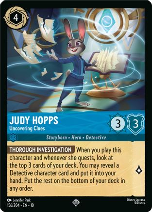 Judy Hopps - Uncovering Clues (156/204) - Whispers in the Well | Grognard Games
