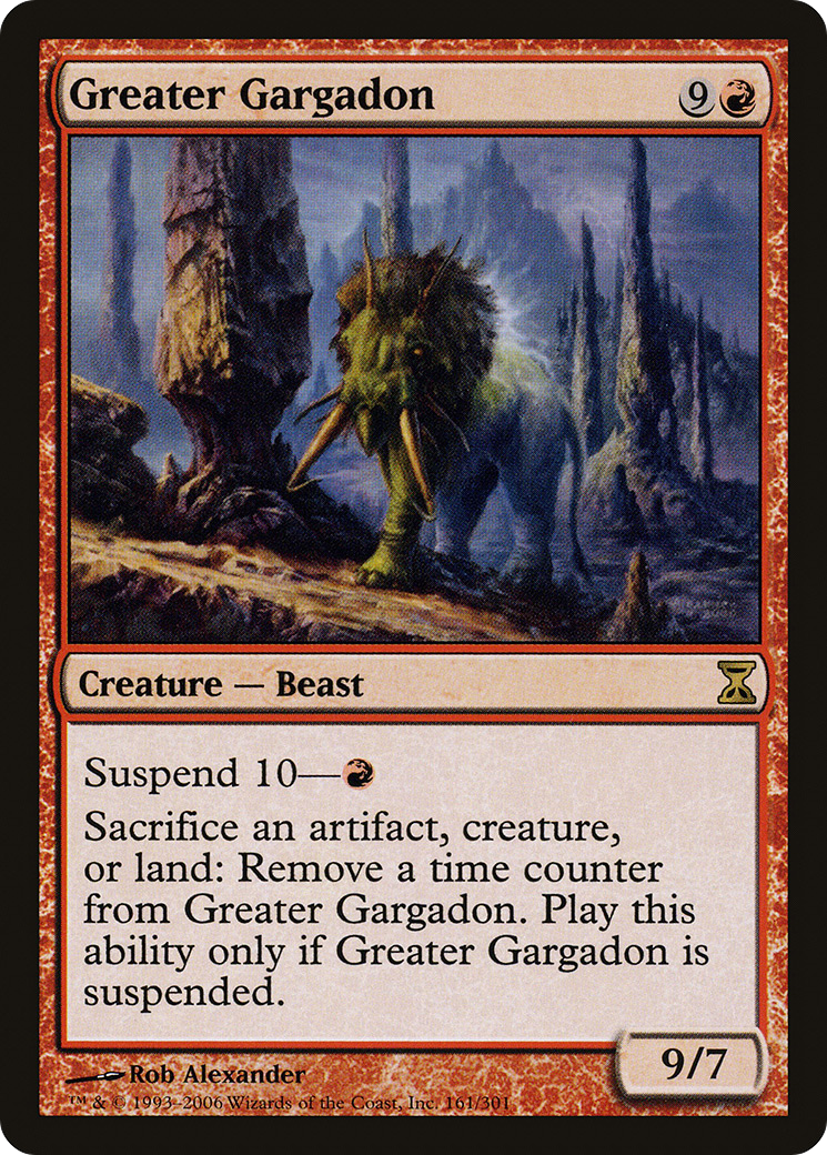 Greater Gargadon [Time Spiral] | Grognard Games