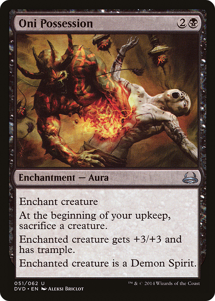 Oni Possession (Divine vs. Demonic) [Duel Decks Anthology] | Grognard Games