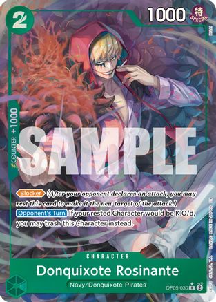 Donquixote Rosinante (Alternate Art) (OP05-030) - Premium Booster -The Best- Vol. 2 Foil | Grognard Games