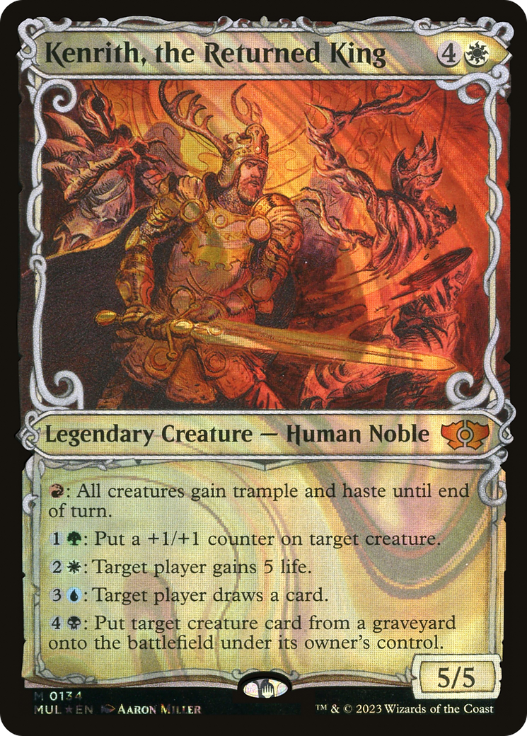 Kenrith, the Returned King (Halo Foil) [Multiverse Legends] | Grognard Games